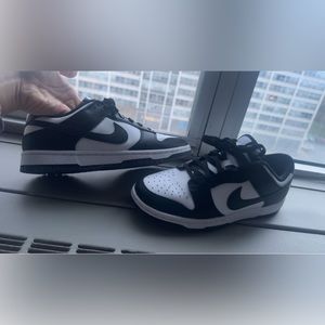 Worn twice panda dunks